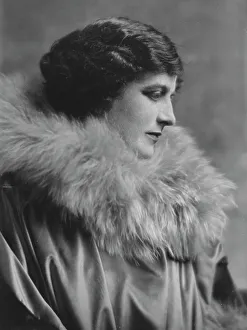 Businesswoman Prints: Elliott, Maxine, Miss, portrait photograph, 1917. Creator: Arnold Genthe