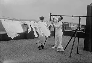 Clothes Line Prints: Elliott Shaw, between c1915 and c1920. Creator: Bain News Service