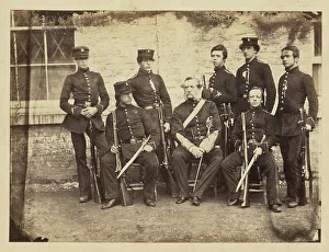 Cadet Prints: Elliott's Term, The Old Cadets, 1859. Creator: Unknown