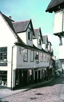 Norfolk Prints: Elm Hill, Norwich, Norfolk, c1955-1970. Creator: Arthur Charles Kirby Ware