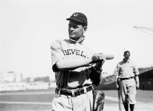 Baseball Cap Prints: Elmer Flick, Cleveland, AL (baseball), 1910. Creator: Bain News Service