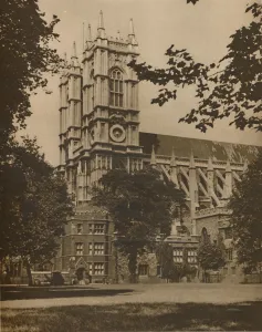 Under the Elms in Deans Yard on a Day of July, c1935. Creator: McLeish