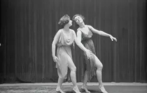 Reassuring Prints: Elsie Dufour dancers, between 1918 and 1920? Creator: Arnold Genthe