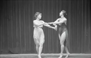 Dufour Elsie Prints: Elsie Dufour dancers, between 1918 and 1920? Creator: Arnold Genthe