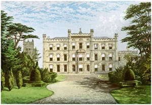 Benjamin Gallery: Elvaston Castle, Derbyshire, home of the Earl of Harrington, c1880