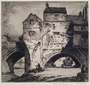 Engineering Prints: Elvet Bridge, Durham, c1900s. Creator: Albany E Howarth