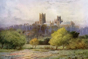 Abbot Collection: Ely Cathedral, Cambridgeshire, 1924-1926. Artist: FC Varley