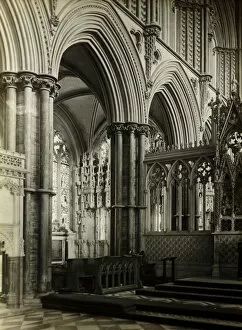 Ely Cathedral: Choir to Northeast, 1891. Creator: Frederick Henry Evans