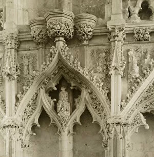 Ely Cathedral: Lady Chapel, details, c. 1891. Creator: Frederick Henry Evans