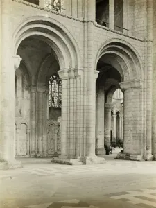 Ely Cathedral: Nave Arches, 1891. Creator: Frederick Henry Evans Ely Cathedral: Nave Arches, 1891. Creator: Frederick Henry Evans