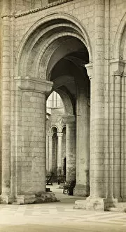 Ely Cathedral: Nave into North Transept, 1891. Creator: Frederick Henry Evans