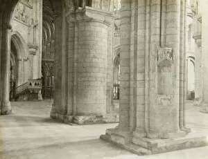 Ely Cathedral: Nave and Octagon, to Choir, c. 1891. Creator: Frederick Henry Evans