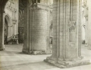 Evans Frederick Henry Hon Frps Prints: Ely Cathedral: Nave and Octagon, to Choir, c. 1891. Creator: Frederick Henry Evans