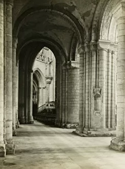 Ely Cathedral: North Aisle to East, 1891. Creator: Frederick Henry Evans