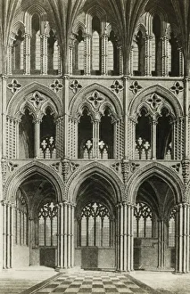 Evans Frederick Henry Hon Frps Prints: Ely Cathedral: Presbytery, from an Engraving, c. 1891. Creator: Frederick Henry Evans