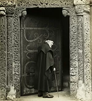 Ely Cathedral: Priors Door, 1893. Creator: Frederick Henry Evans