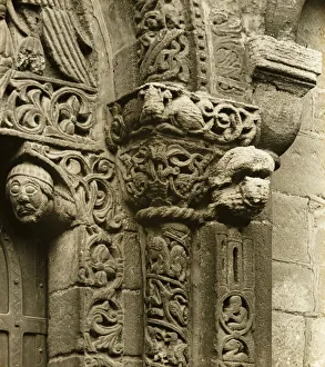 Evans Frederick Henry Hon Frps Prints: Ely Cathedral: Priors Doors: Calilals West Side, c. 1891. Creator: Frederick Henry Evans