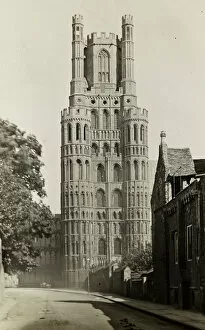 Ely Cathedral: West Tower from the Gallery, c. 1891. Creator: Frederick Henry Evans