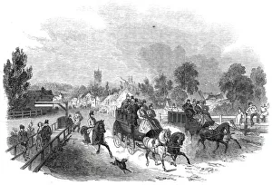 Passenger Prints: Ely, from the railway station, 1845. Creator: Ebenezer Landells