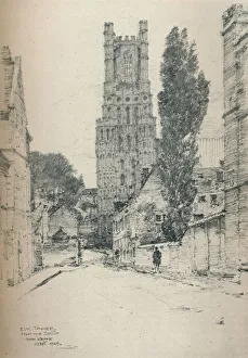 Studio Volume 90 Prints: Ely Tower, From The South, 1924. Artist: John Keppie