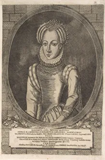 Radziwill Prints: Elzbieta Radziwill (Holszanska). From: Icones Familiae Ducalis Radivilianae, 1758