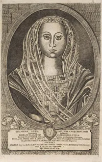 Radziwill Prints: Elzbieta Radziwill (Sakowicz). From: Icones Familiae Ducalis Radivilianae, 1758