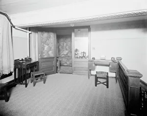 Spacious Prints: E.M. Bigsby Co. show rooms, private office from balcony