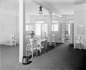 Detroit Prints: E.M. Bigsby Co. show rooms, restroom, third floor, between 1900 and 1915. Creator: Unknown