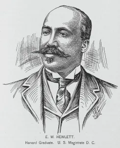 Civil Rights Prints: E.M. Hewlett; Harvard Graduate; U.S. Magistrate D.C. 1902. Creator: J. H. Cunningham