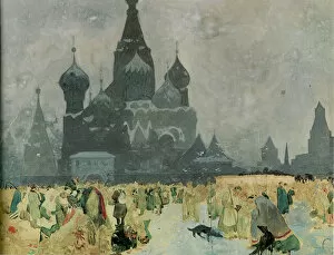 Vassal Gallery: The Emancipation of the Russian Serfs (Study for The Slav Epic), 1914