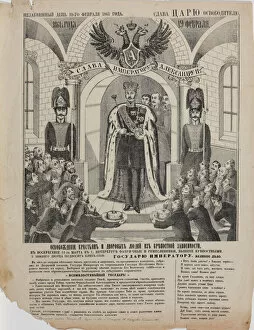 The Emancipation of the serfs in 1861, 1861