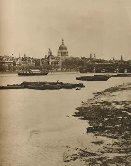 Blackfriars Bridge Gallery: Embankment and Blackfriars from the South End of Waterloo Bridge, c1935. Creator: Donald McLeish