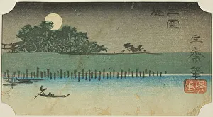 Mimeguri Inari Prints: Embankment at Mimeguri (Mimeguri tsutsumi)