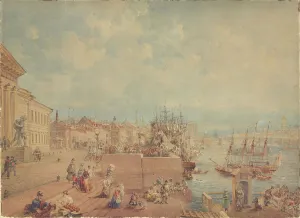 Embankment Prints: Embankment of Vasilyevsky Island