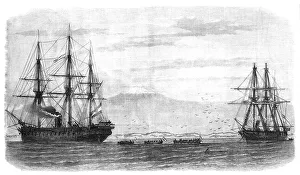 Maximilian Prints: Embarkation of the body of the late Emperor Maximilian at Vera Cruz