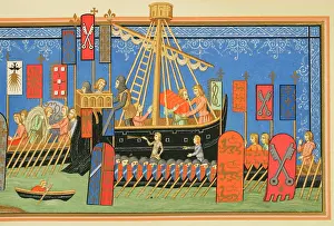 Preparation Prints: Embarkation of knights of the Order of the Holy Spirit to the Holy Land