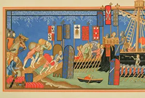 Preparation Prints: Embarkation of knights of the Order of the Holy Spirit to the Holy Land