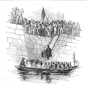Greenwich Prints: Embarkation of Her Majesty, 1842. Creator: Unknown