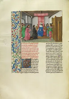 Chronicle Prints: The Embassy of the Duke of Brabant before the King of France and the Duke of Berry
