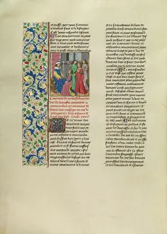 Ambassador Prints: The Embassy from John of Gaunt before the King of Portugal; c1380s