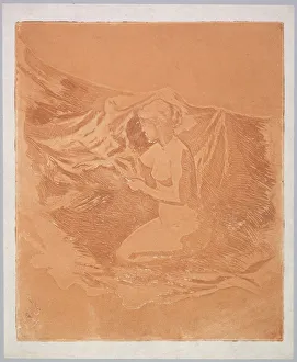 Embers Glow, 1890-1897. Creator: Theodore Roussel (French, 1847-1926)