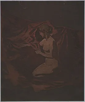 Embers Glow, 1890-1897. Creator: Theodore Roussel (French, 1847-1926)