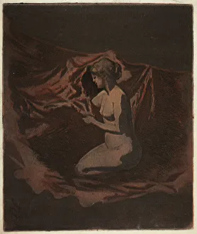 Embers Glow, 1890-97. Creator: Theodore Roussel