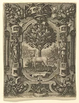 Emblem Gallery: Emblem of Lucrezia Gonzaga, before 1566. Creator: Giorgio Ghisi