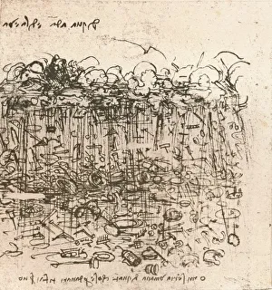 Annotation Prints: Emblematic representation, c1472-c1519 (1883). Artist: Leonardo da Vinci
