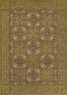 Background Prints: An Embossed Leather Panel by Habenicht, Vienna, 1863. Artist: Robert Dudley