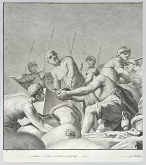 Merchant Gallery: Embriaco Rejecting the Spoils, from: Forme Picturarum Archetypae, 1774. Creator: Lorenzo Lorenzi