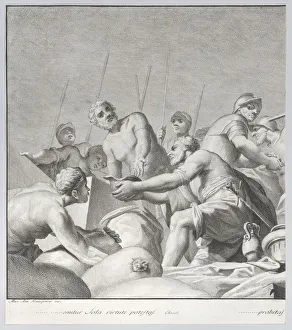 Merchant Gallery: Embriaco Rejecting the Spoils, from: Forme Picturarum Archetypae, 1774. Creator: Lorenzo Lorenzi
