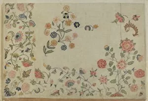 Pretty Gallery: Embroidered Christening Blanket, c. 1937. Creator: Phyllis Dorr