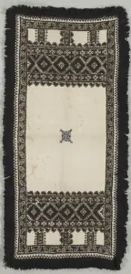 Embroidered Mat or a Panos de Ofrenda, 19th century. Creator: Unknown